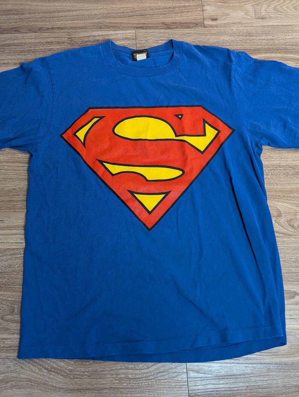 Vintage Superman Y2K 2001 Graphic Comic DC Tee L